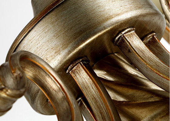 Candeliere moderno/retro su misura del ferro battuto di stile con le tonalità 8 800W leggeri