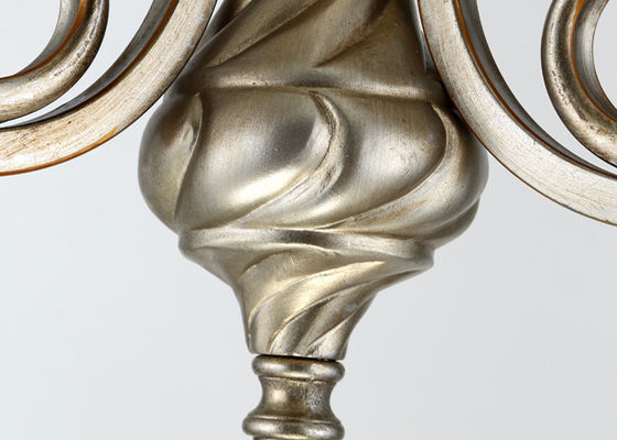 Vidro que pendura candelabros funky do ferro forjado, grande lâmpada de pendente