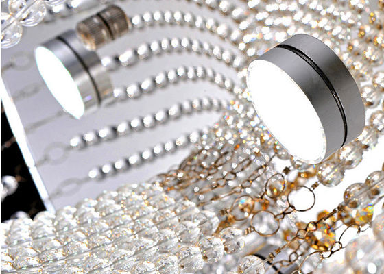 Candelieri di cristallo di lusso moderni bianchi soffitto di vetro delle lampade/delle plafoniere