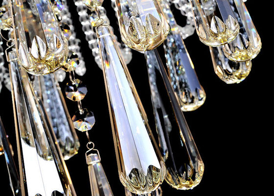 Candelieri di cristallo di lusso moderni bianchi soffitto di vetro delle lampade/delle plafoniere