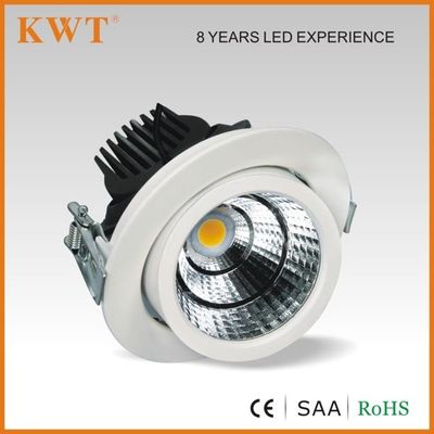 Hoge Lumen Flexibele LEIDENE In een nis gezette Gimbal van Downlights 28W LEIDENE Downlight voor Kledingsopslag