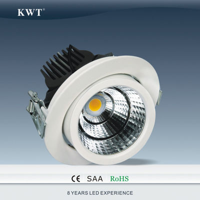 Hoge Lumen Flexibele LEIDENE In een nis gezette Gimbal van Downlights 28W LEIDENE Downlight voor Kledingsopslag