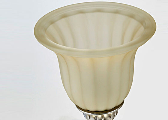 3 Light modern Besi Tempa Chandelier Lampu / Pendant Lampu dengan Shades untuk Villa