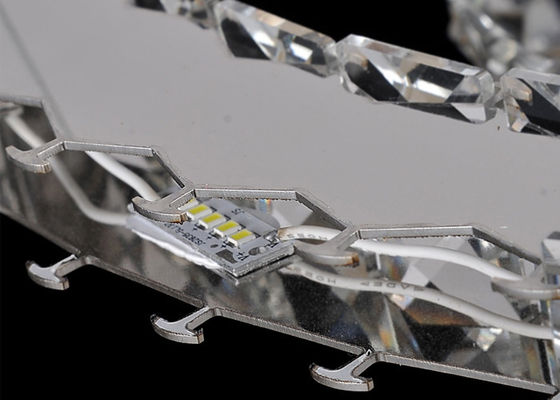 27W Led K9 modern Mewah Chandelier Kristal Untuk Hotel / Living Room