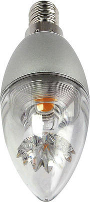 360 度 Dimmable はシャンデリアのために装飾的なフィラメントの蝋燭の球根 5W E14 を導きました