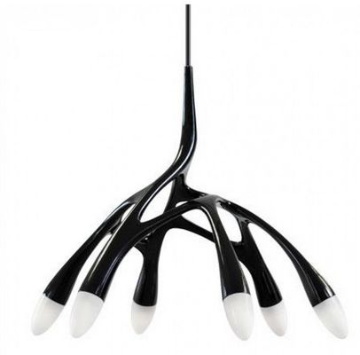 Hotel Branch Luxury Glass Ceiling Chandelier Resin Bird Paw Ceiling Chandelier