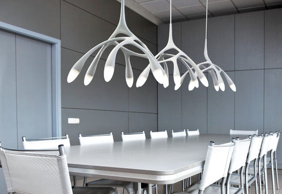 Hotel Branch Luxury Glass Ceiling Chandelier Resin Bird Paw Ceiling Chandelier