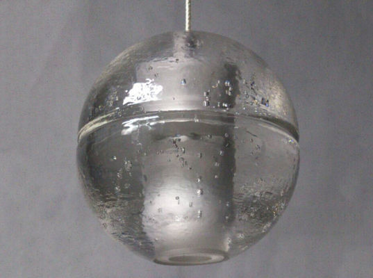 Modern Kristal Kaca Bola Hanging Pendant Lampu LED Hias Chandelier
