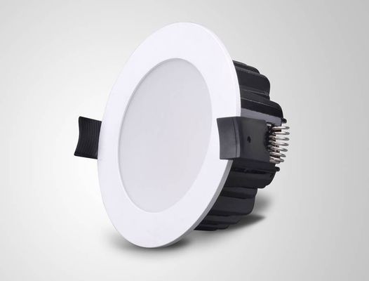 10Watt LED Downlight Untuk Meeting Room Ra 80 IP45 Hangat dimmable Adjustable Putih