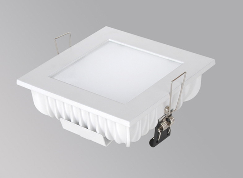 Hoge Vierkante LEIDENE van CRI 10W In een nis gezette Downlights 125mm voor Superstore, Witte Huisvesting