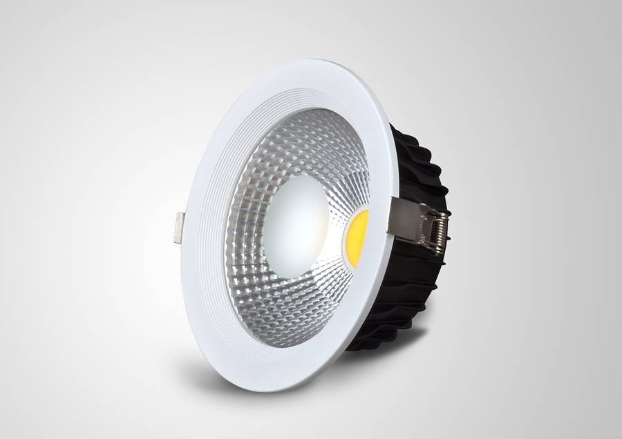 10Watt LED Downlight Untuk Meeting Room Ra 80 IP45 Hangat dimmable Adjustable Putih