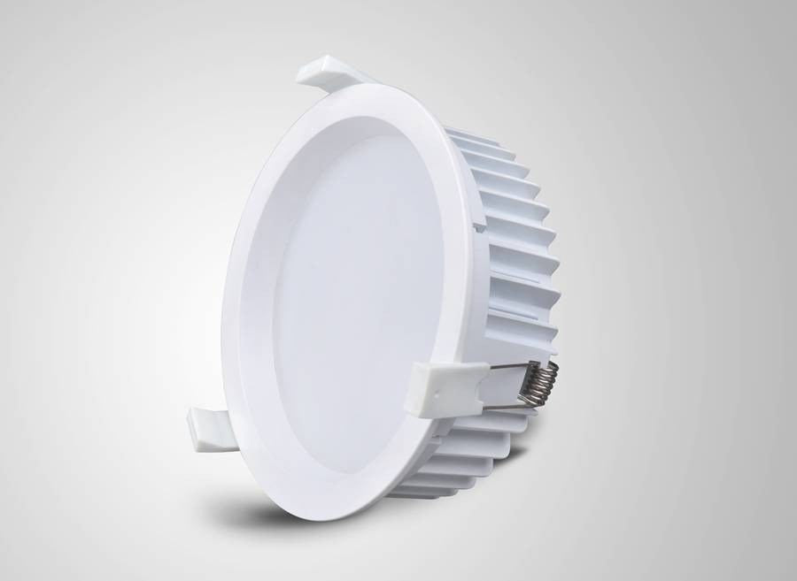 Gömülü Döküm 25Watt LED Downlightlar Ra 80 IP45 Sıcak Beyaz, Stüdyo için Kısılabilir