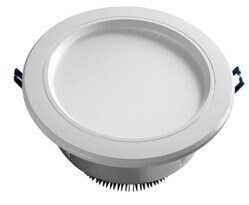 12 blanco caliente ahuecado LED redondo de Downlights del microprocesador del vatio SMD Samsung para el comedor