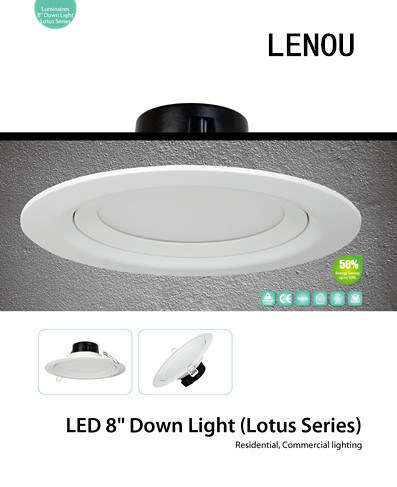 UL Listed IP50 240V LED Downlight tersembunyi untuk Living Room / Kitchen Pencahayaan