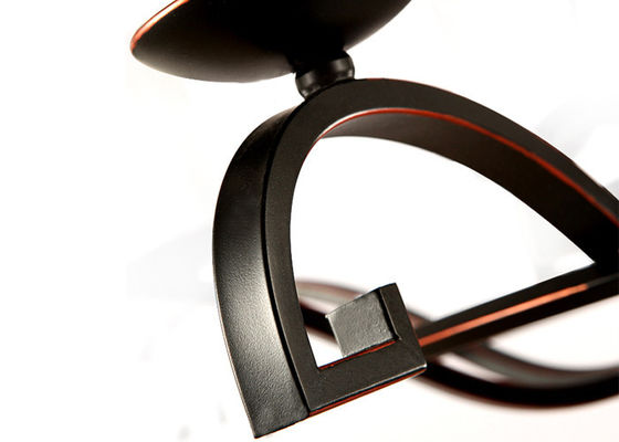 3 Light Bordeaux Classic Wrought Iron Chandelier , Dining Room Chandeliers Lighting