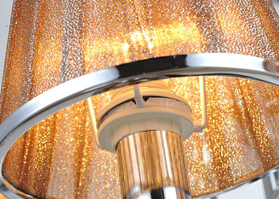 Hotel Zinc Alloy Retro Luxury Crystal Chandelier / Modern Chandeliers with Shades