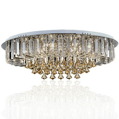 Indoor Decorative Lighting Crystal Glass Ceiling Light , Bedroom / Corridor / Foyer Chandeliers