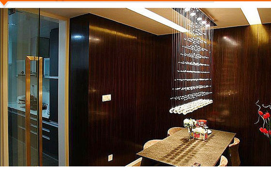 220V / 110v Cool White 18W LED Crystal Ceiling Lights Golden Finishing