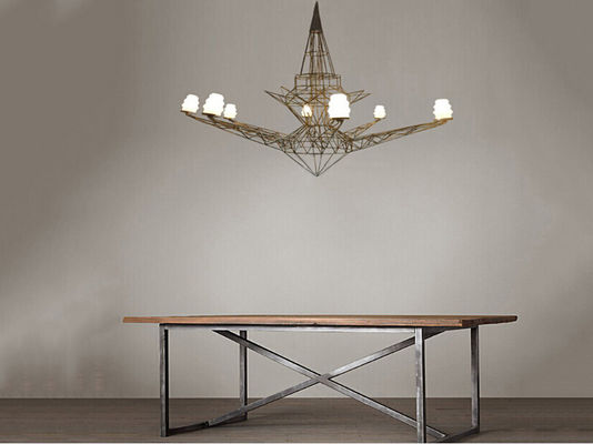 Eiffel Tower Huge Modern Chandeliers Hotel Chandeliers Lighting 40 W  Black Glass Chandelier