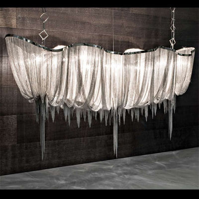 Hotel Chandeliers Long Aluminium House Design Chandelier For Building Project