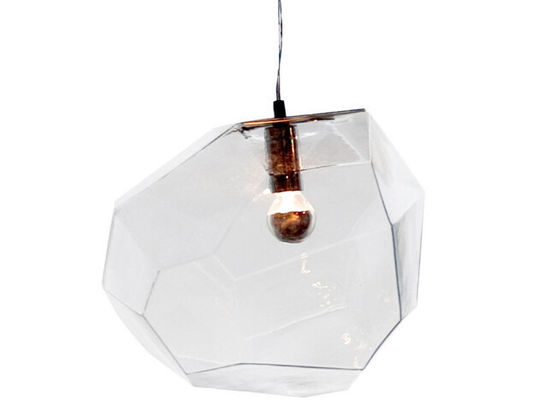 Transparent Modern Suspension Light  Glass Pendant Lamp For Restaurant /  Bar Decoration
