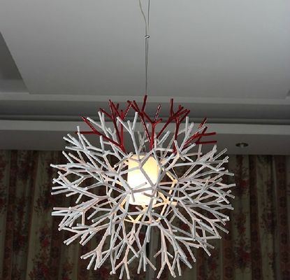 Craft Coral Pendant Lighting Modern suspension Light popular for hotel project