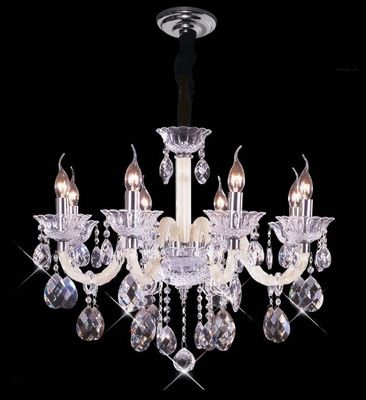 24 Arms E14 Base Crystal Suspension Chandeliers Lighting Manufacturer