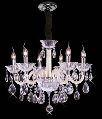 24 Arms E14 Base Crystal Suspension Chandeliers Lighting Manufacturer