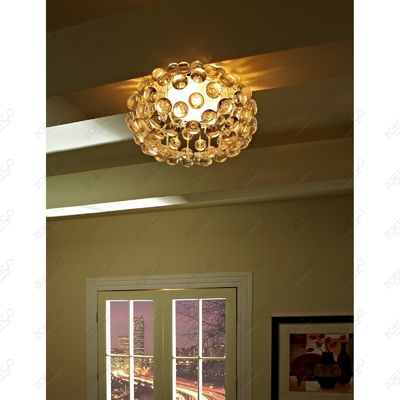 Handmade Acrylic Transparent Ceiling flush Lights , Mount Ceiling Light For Home Decoration