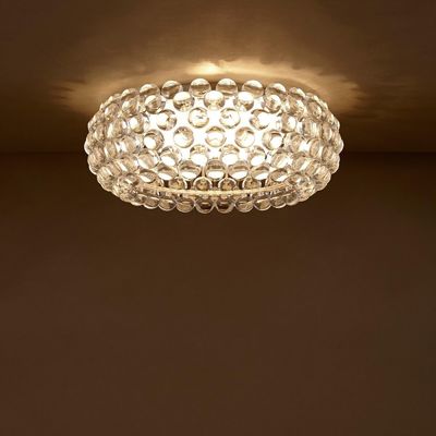 Handmade Acrylic Transparent Ceiling flush Lights , Mount Ceiling Light For Home Decoration